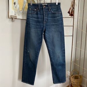 Madewell Rivet & Thread straight leg jeans